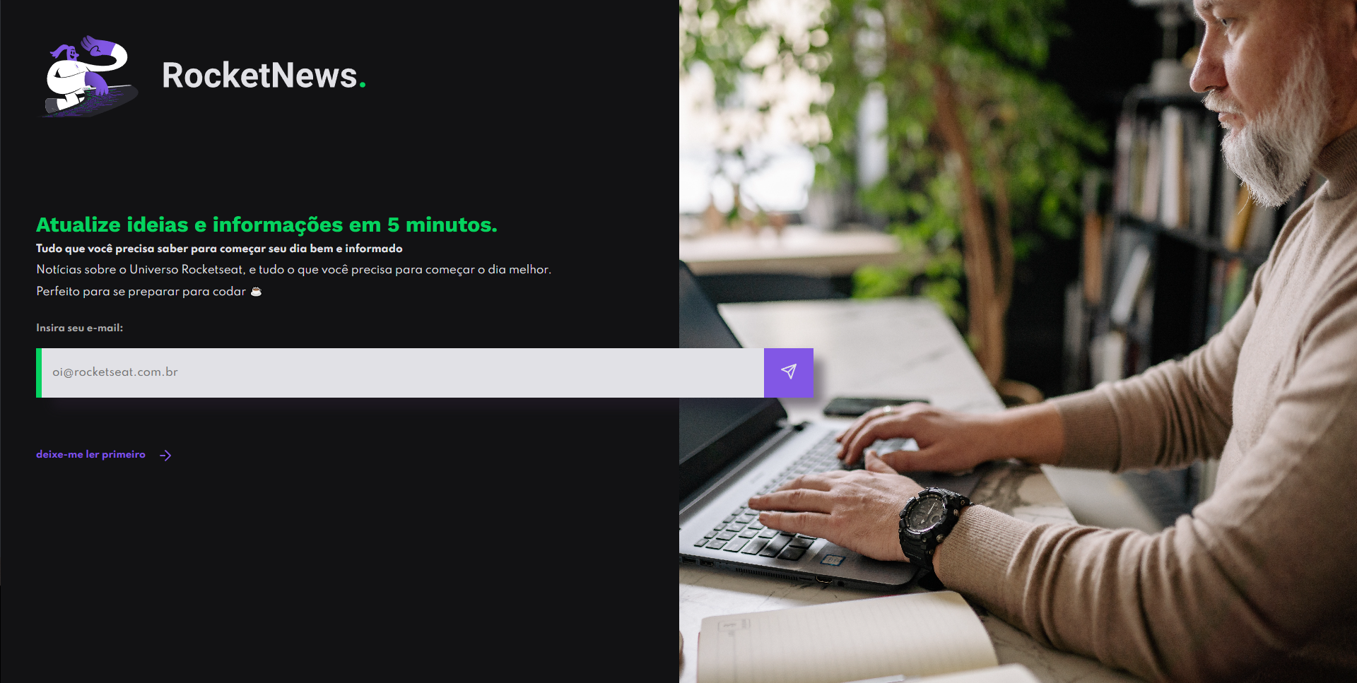 Imagem do projeto RocketNews